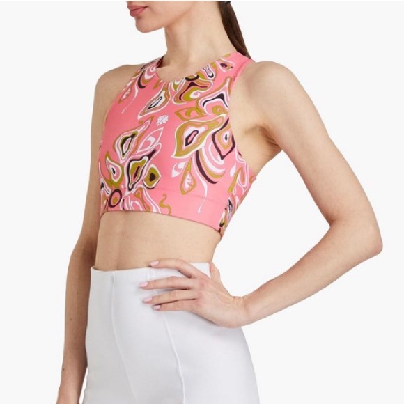 PUCCI Cropped printed stretch-jersey top - Picture 2 of 7
